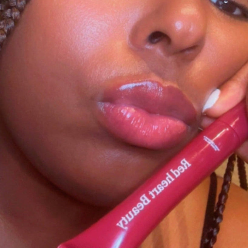 Hydrating Lip Oil Balm – Red Heart Beauty | Moisturizing, Glossy Lip Care 10ml - Red